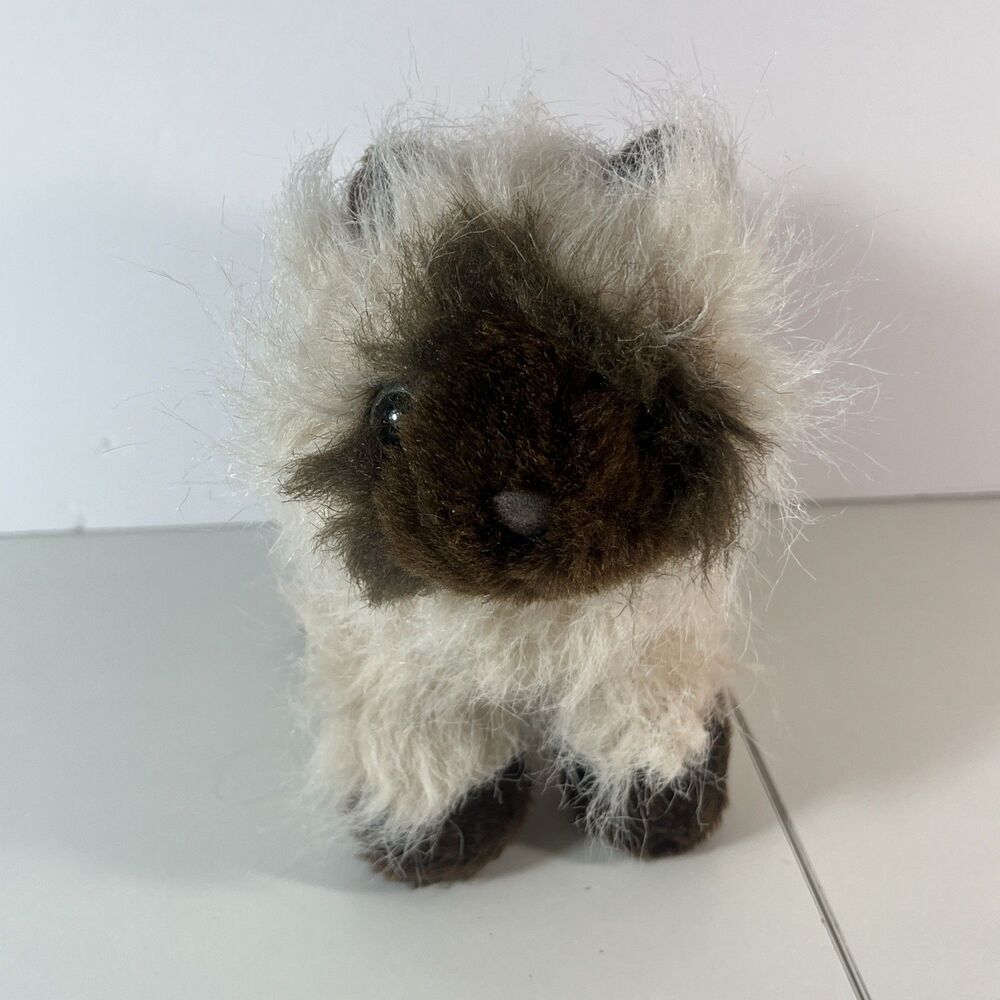 Ganz Himalayan Cat Plush Stuffed Animal Brown White Cute 10" Webkinz